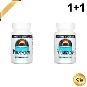 1+1 소스내츄럴스 프레그네놀론 10mg 120정 비타민C 아스코르브산, 2개