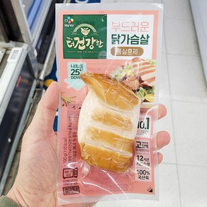 캔디사은품 + 더 건강한 부드러운 닭가슴살 통살훈제, 100g, 1개