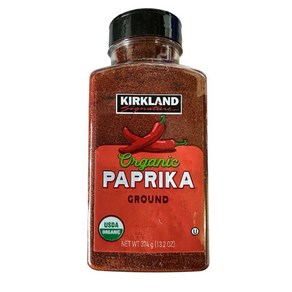 커클랜드 시그니처 오가닉 파프리카 가루 374g (Kirkland Signature Organic Paprika Ground 13.2 oz)