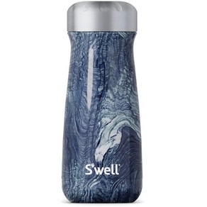 S'well 스테인리스 스틸 트래블러 머그 보온병 16 Fl Oz 아줄라이트, 1개