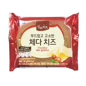 상하 부드럽고 고소한 체다치즈360g(20매입) x 6팩, 360g, 6개