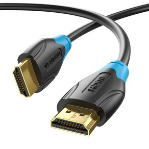 벤션 하이스피드 HDMI 모니터 케이블, AAC(블랙), 0.75m, 1개