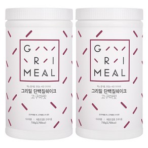 그리밀 단백질쉐이크 고구마맛, 750g, 2개