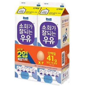 매일 소화가 잘되는우유 단백질 930MLx2입 (냉장), 930ml