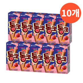 통크 딸기맛 과자 5(개) 10(개), 10개, 45g