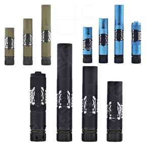 데드에어 샌드맨 소음기 2세대 set 메탈 금속 14mm 역나사 서바이벌 파츠 블루캔 롱 숏 소음기 레플리카, 샌드맨S 175mm 샌드, 1개