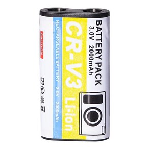 디지털 카메라 배터리 코닥 CR V3 용 2000mAh 3.0V CR-V3 C310 C875 C743 DX6340 D4104, 01 1battey