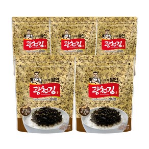 광천김 3대째 달인 김자반, 60g, 5개