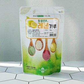 동결건조 레몬가루 분말 100% 미국산 40g, 1개