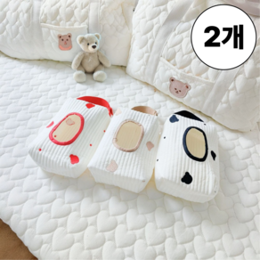 슈리팜 휴대용 걸이 물티슈 파우치 대형 물티슈 케이스, 2개, 브라운