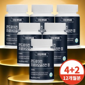 프로테오글리칸 콘드로이친 프리테오글리칸 콘도로이친 600mg, 6개, 60정