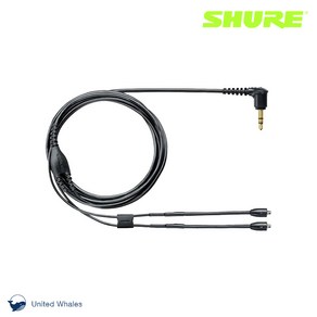 SHURE EAC64BKS 슈어 SE215 SE315 SE425 이어폰 분리형 케이블 162cm (블랙) [삼아정품], 1개