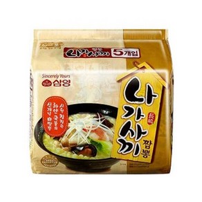 삼양 나가사끼 짬뽕 115g 멀티5입 x8개, 575g, 8개