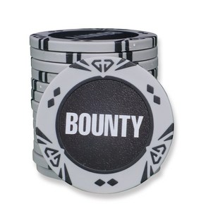 국제규격 포커칩 다이아몬드 카지노칩 홀덤칩 게임용품 홀덤 보드게임, BOUNTY_그레이, 1개