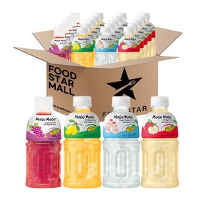 [푸드스타] 모구모구 320ml (망고 사과 포도 요거트) 각 6입 총 24입, 24개