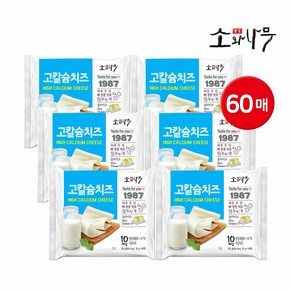 [G] 동원 덴마크 소와나무 고칼슘 치즈 180g 60매(10매x6개), 6개