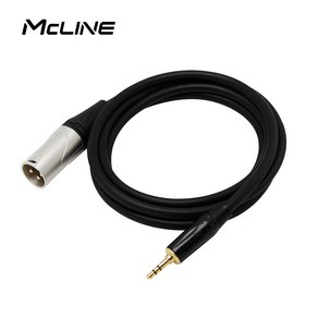 스테레오 ST3.5mm to XLR 캐논 스피커 오디오 케이블 PC 앰프 믹서 연결선, MC-HA28 ST3.5-캐논/숫 5M, 1개