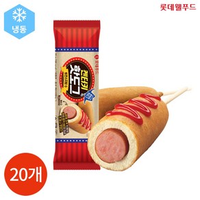 롯데햄 켄터키 핫도그 70g, 20개