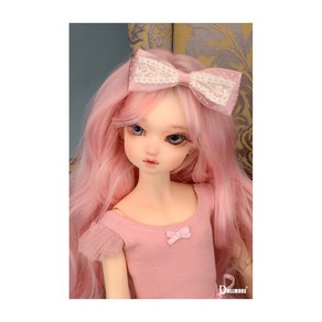 돌모아 구체관절인형 레이스 도트리본 MSD & SD - Loura 098 HairPin (Pink)