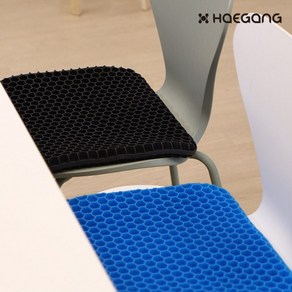 벌집 쿨 방석 자동차 여름 기능성 실리콘 수험생 임산부 차량용 사무실 엉덩이 에어셀 통풍, 벌집 쿨방석_블랙, 1개, 벌집 쿨방석 블랙