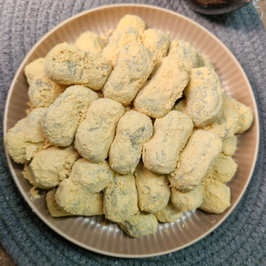 [마마네] 효담원 옛날 쑥 인절미 국내산쌀 굳지 않는 떡 아침식사 선물용, 18g, 50개