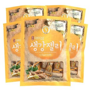 [유점빵] 달콤씨앤에프 아이삼 생강 젤리 200g (1봉 약18개), 3개