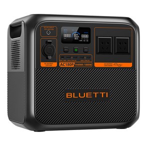 블루에티 BLUETTI AC180P 1800W 1440Wh 인산철 올인원 파워뱅크, 1개입