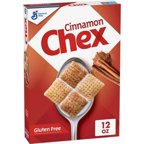 Cinnamon Chex Ceeal Gluten Fee Beakfast Ceeal Cinnamon Chex Ceeal 프리 아침용 시리얼 통곡물로 제조 12, 1개