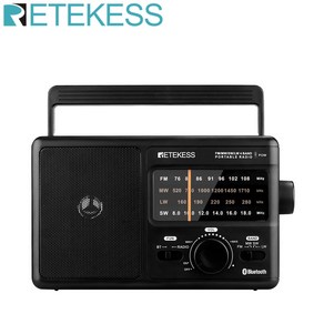 RETEKESS TR626 AM FM SW LW 휴대용 라디오 아날로그 라디오 대형 손잡이 노인용