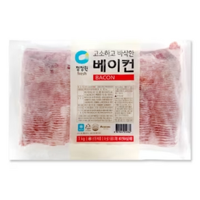 청정원 고소하고 바삭한 베이컨, 1kg, 2개