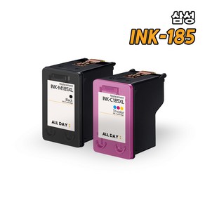 삼성전자 INK-M185 INK-C185 호환 잉크, 1개, 2PAC (검정/컬러) INK-185