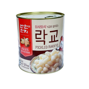 반찬단지 락교 (SS) 3kg 업소용 캔락교