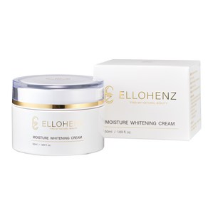 ELLOHENZ MOISTURE WHTENING CREAM 엘로헨즈 미백 보습 화이트닝 톤업크림 50ml, 1개