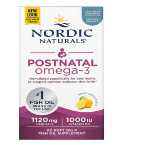 [인포비타]Nodic Natuals(노르딕네츄럴즈) Postnatal Omega-3 Lemon 560 mg, 60정, 3개