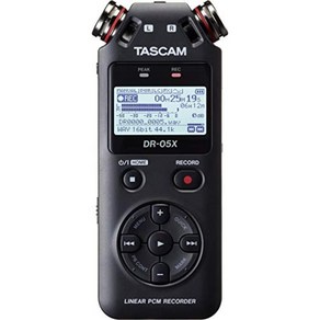 TASCAM 태스컴 - USB 오디오 인터페이스 탑재 스테레오 리니어 PCM 레코더 DR-05X