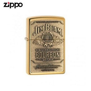 ZIPPO 라이터 짐빔 Zippo Jim Beam 254BJB.929 지포라이터 오일+심지+부싯돌 3종세트 포함