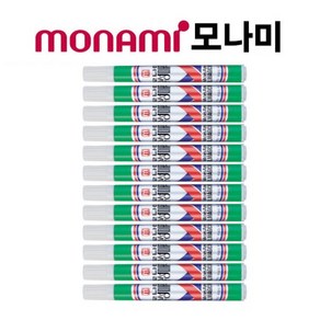 모나미 유성매직 그린 녹색 12입