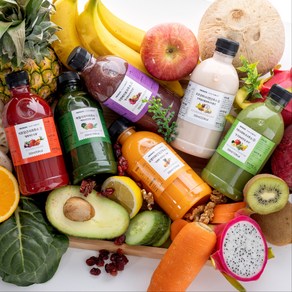 클렌즈주스 집중관리350ml 6가지맛 케일+용과+비트+오렌지+키위+코코넛, 18개, 350ml