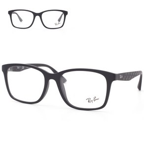 RAYBAN RB7159D 5196 정품 레이벤 블랙뿔테 가벼운안경테