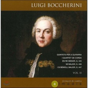 [CD] Almodis 보케리니: 기타 오중주 2집 (Luigi Boccheini: Quintets Fo Guita Vol.II - G. 445 44...