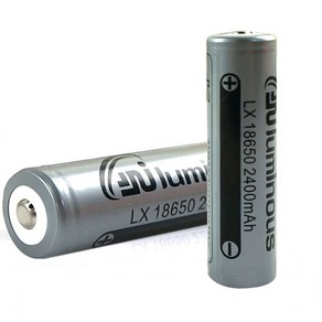 루미너스 KC인증 18650 충전용배터리 리튬전지2400mAh 3.7V, 1개