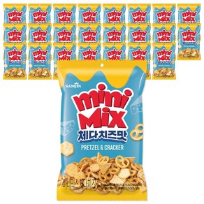 삼진 미니믹스 체다치즈맛, 65g, 24개