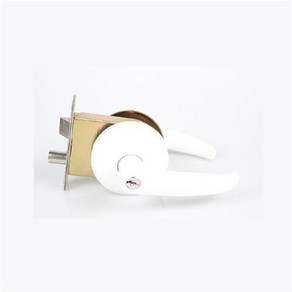 [HOMEDECO]현관문손잡이 9000미래화이트 현관문손잡이 9000미래화, 1개