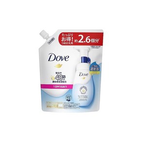 Dove(더블) 뷰티 모이스처 크리미 거품 세안제 리필용 대용량 320ml, 1개