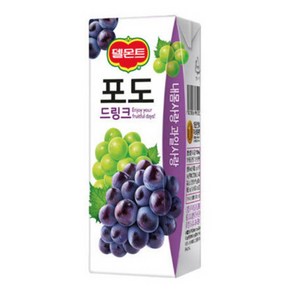 델몬트 드링크 포도 190mlx24팩, 24개, 190ml