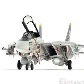 타미야 1/48 미해군 F-14A 톰캣 VF-84 졸리로저스 풀도색 완성품 장식 소장용 드라마 영화 촬영소품, 1개