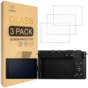 M.Shield 파나소닉 LUMIX S9 / DC-S9와 호환되는 액정보호필름 [강화 유리] [3팩] [9H 강도의 일본