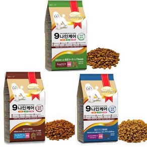 와와펫 나인케어 강아지 사료 6kg(3kgx2포) 작은알, 체형관리6kg 3kgx2개, 3kg, 2개, 닭