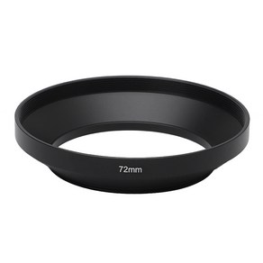 Lens Hood 39mm/40.5mm/43mm/46mm/49mm/52mm/55mm/58mm/62mm/72mm/77mm/82mm, 0 72mm, 1개