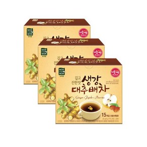 오너클랜 [녹차원] 생강대추배차 15스틱 x 3팩, 15g, 15개입, 3개